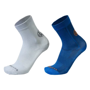 BERETTA SOCKS 2-PACK (WHITE & BLUE) SHOOTING SOCKS Extra Large