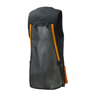 BERETTA UNIFORM PRO 20.20 SHOOTING VEST JET BLACK & ORANGE - Image 2