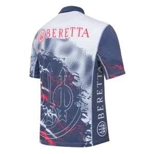 BERETTA RUSH TRIDENT POLO BLUE & RED - Image 2