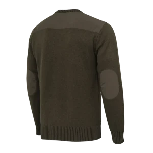 BERETTA WILTON CREW NECK TECH SWEATER MOSS & BROWNBARK - Image 2