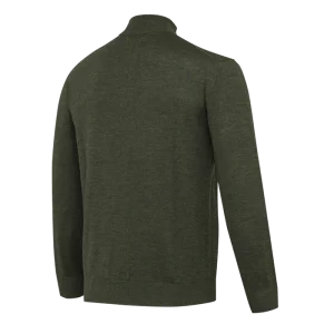 BERETTA MERINO HALF ZIP SWEATER GREEN MOSS - Image 2