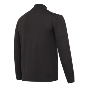 BERETTA MERINO HALF ZIP SWEATER BROWN BARK - Image 2